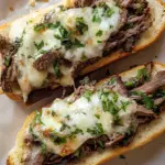 Philly Cheesesteak Garlic Bread