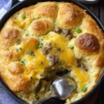 Biscuits and Gravy Breakfast Bake