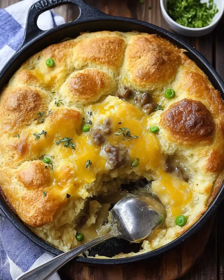 Biscuits and Gravy Breakfast Bake