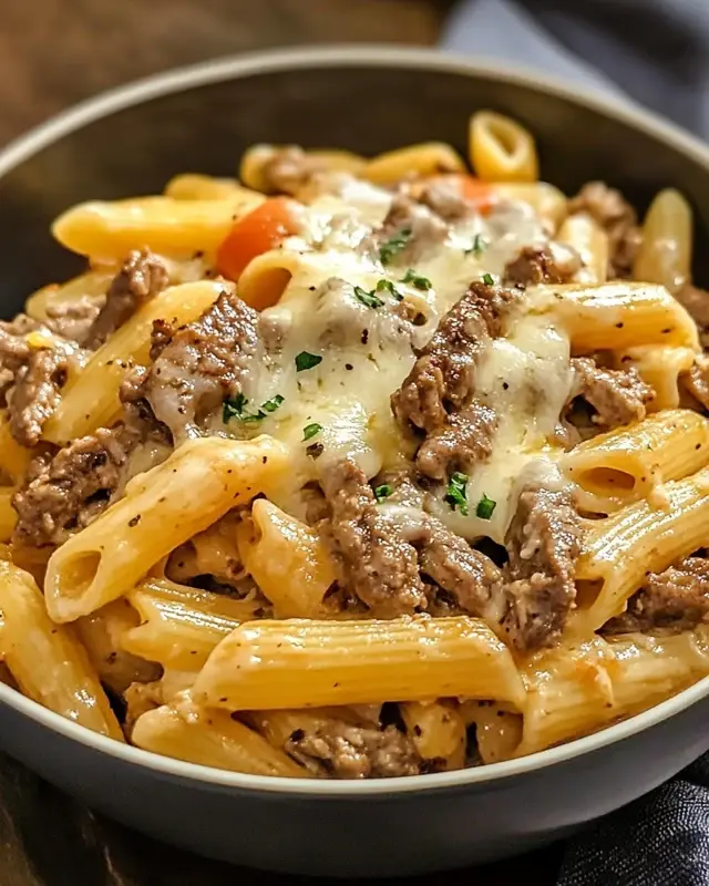 Cheesesteak Pasta