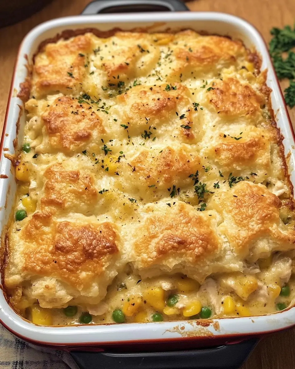 Chicken Pot Pie Casserole Recipe
