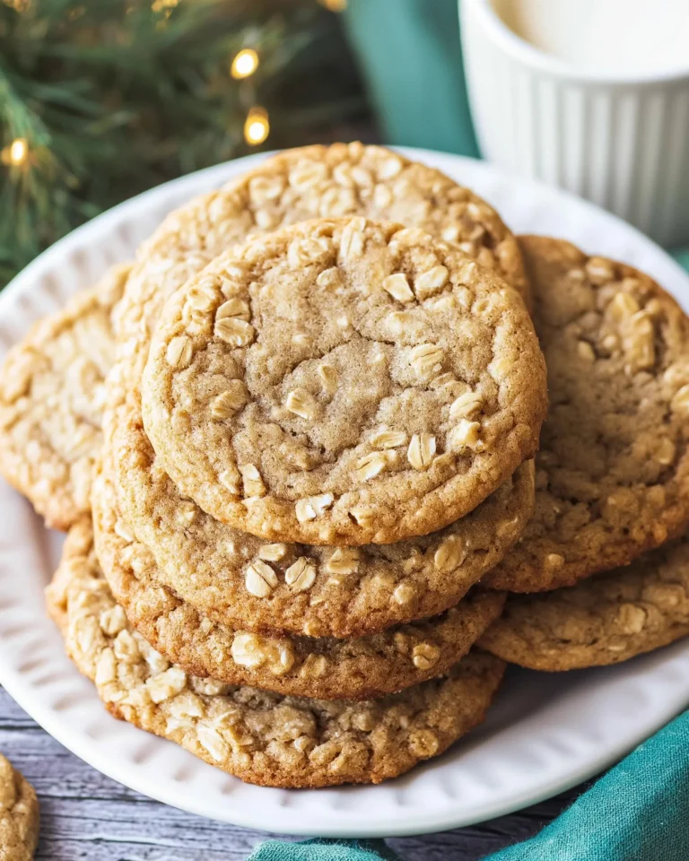 Classic Oatmeal Cookies with Old Fashioned Oats