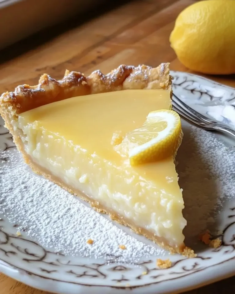 Condensed Milk Lemon Pie