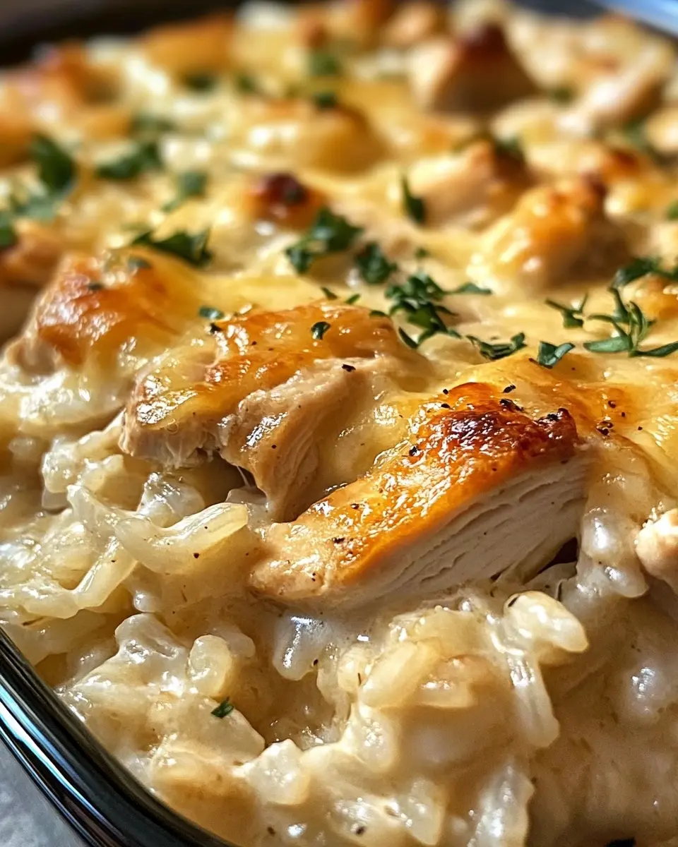 Creamy Chicken and Rice Casserole Delight Recipe