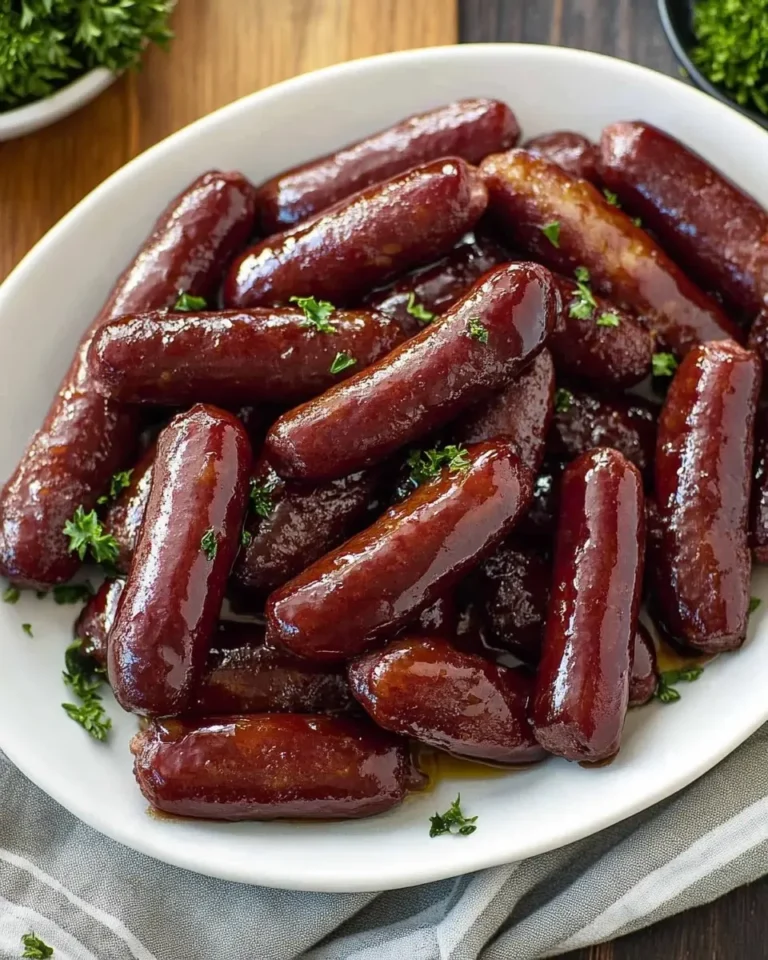 Crockpot Grape Jelly Smokies