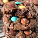 Double Chocolate M&M Cookies