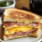 Egg and Ham Breakfast Sandwich