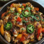 Jalapeno Chicken with Bell Peppers Recipe