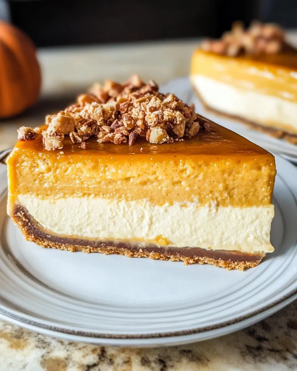Layered Pumpkin Cheesecake Recipe