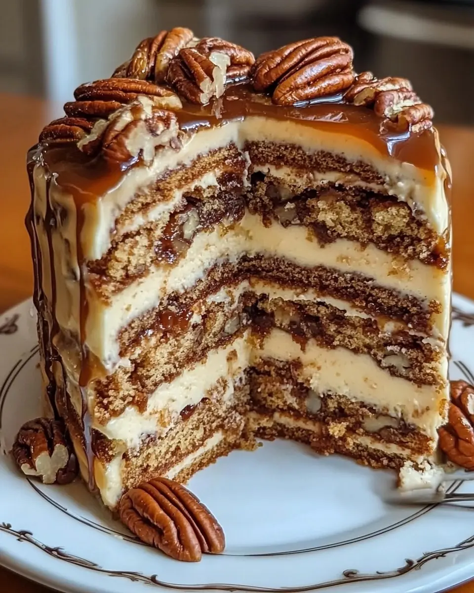 Pecan Pie Layer Cake Recipe