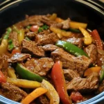 Pepper Steak in a Crock Pot Recipe