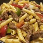 Philly Cheesesteak Pasta