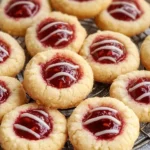 Raspberry Thumbprint Cookies