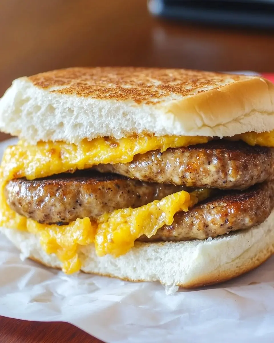 Sausage Breakfast Sandwich Recipe
