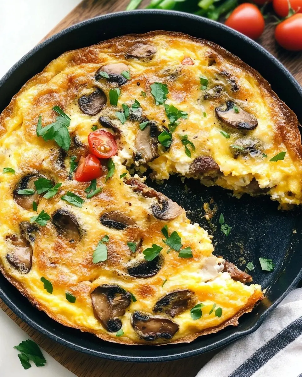 Sausage and Mushroom Frittata Recipe
