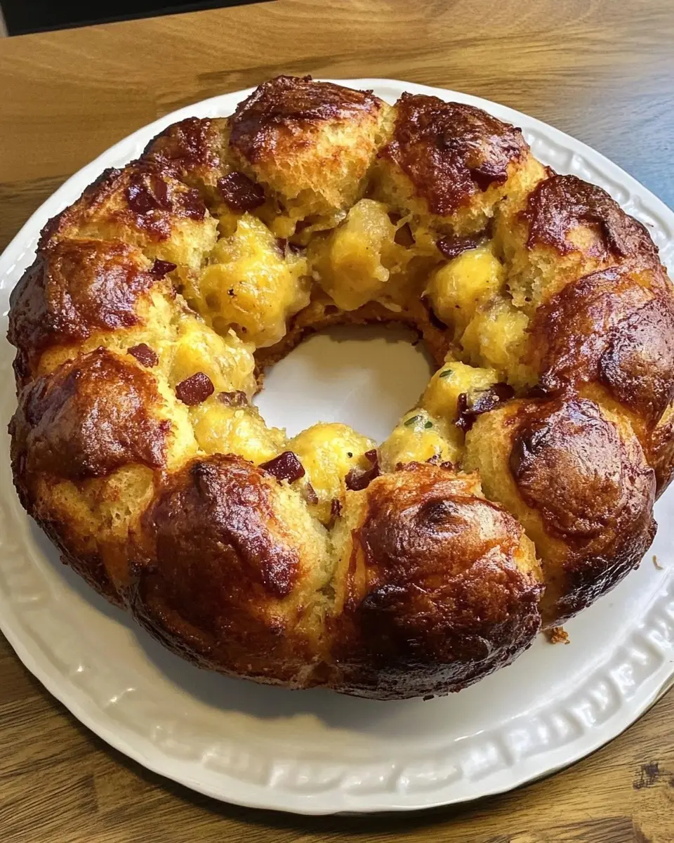Savory Breakfast Monkey Bread Recipe