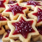 Sugar Plum Shortbread Cookies