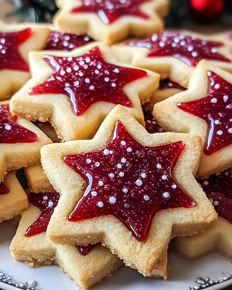 Sugar Plum Shortbread Cookies Recipe