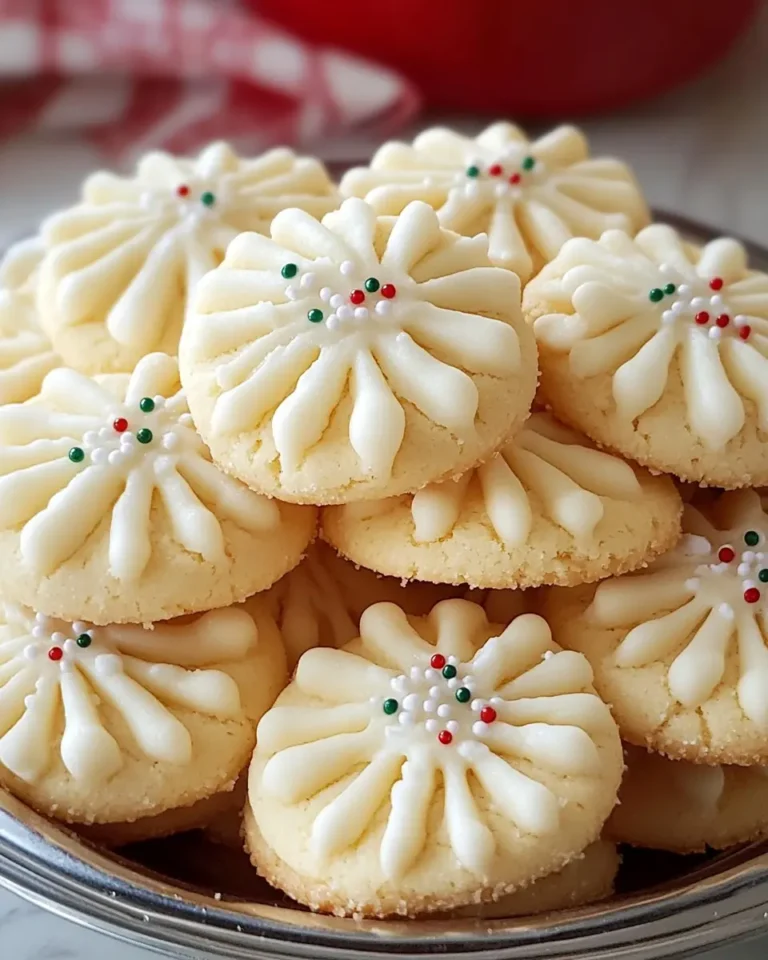 Whipped Shortbread Cookies