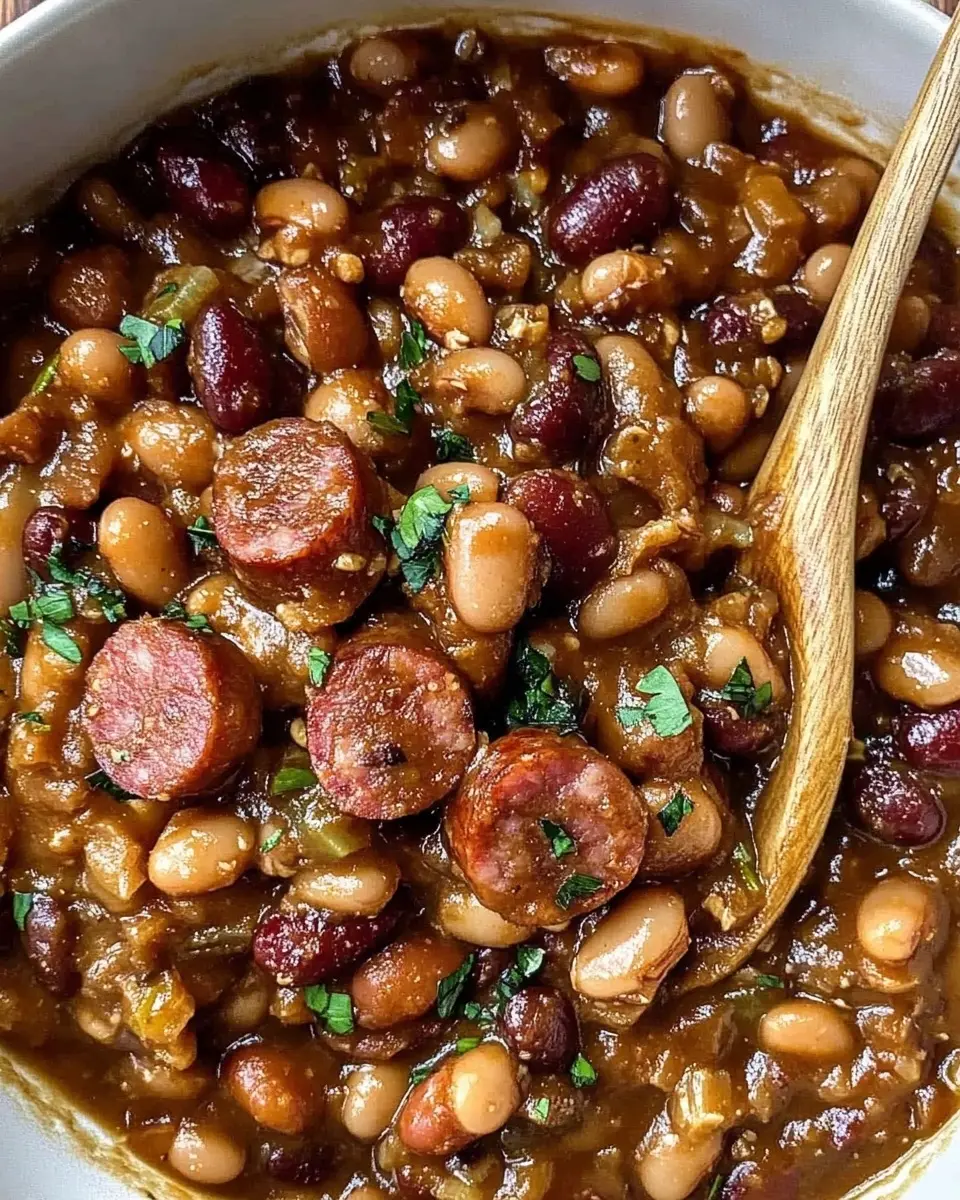 Kielbasa Cowboy Beans Recipe