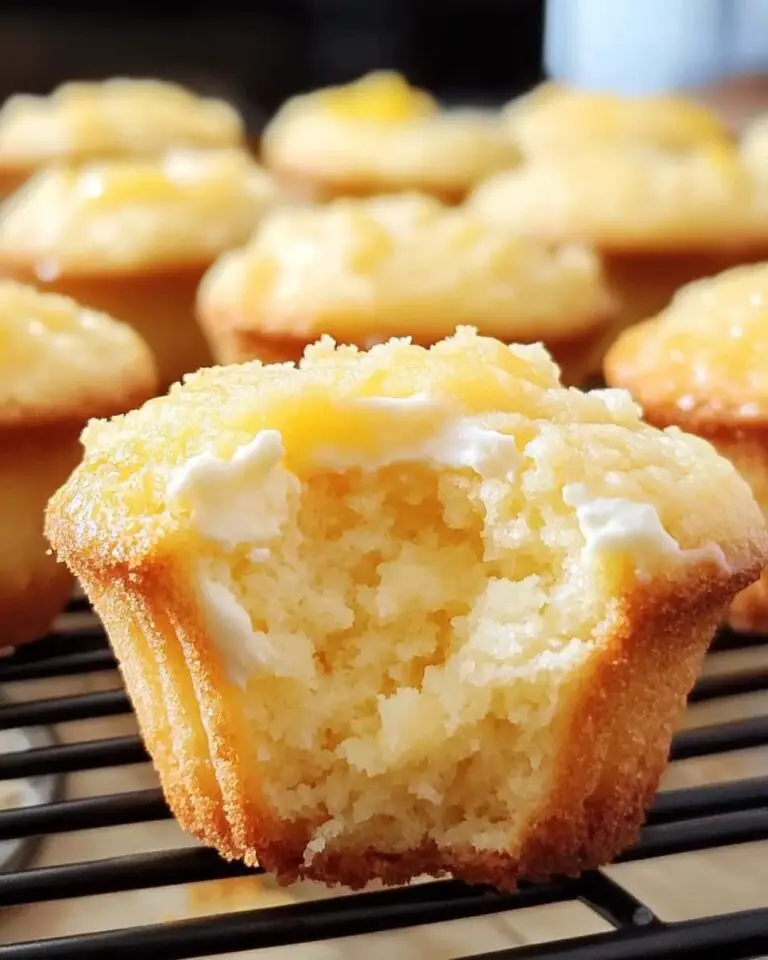 Lemon Cream Cheese Muffins