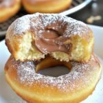 Nutella Filled Baked Donuts