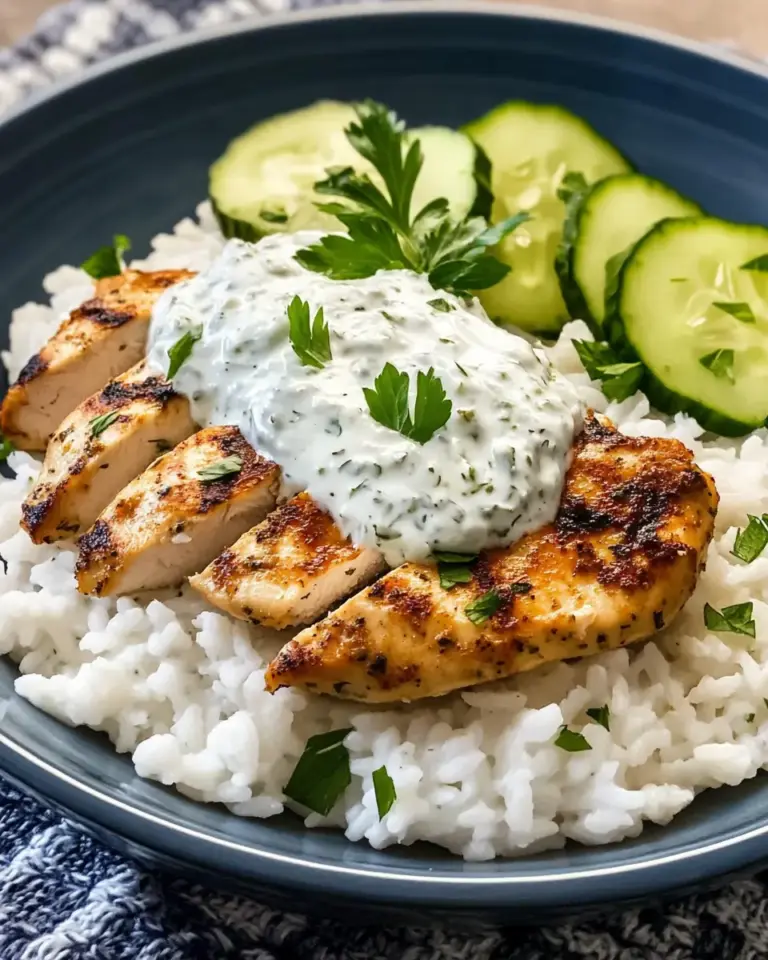 Dump-and-Bake Chicken Tzatziki with Rice Recipe
