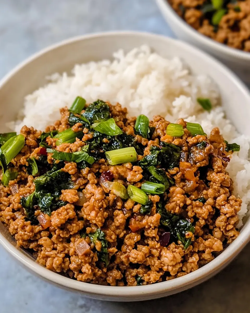 Firecracker Ground Chicken Bowls