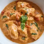 Slow Cooker Creamy Tomato Basil Chicken Recipe