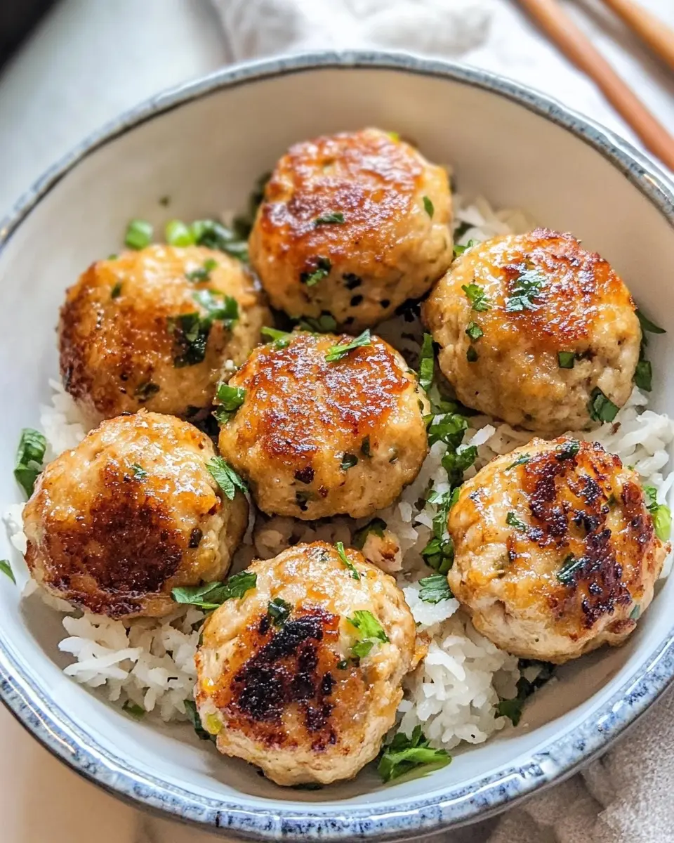 Asian Chicken Meatballs