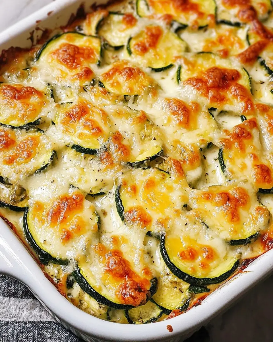 Baked Zucchini and Cheese