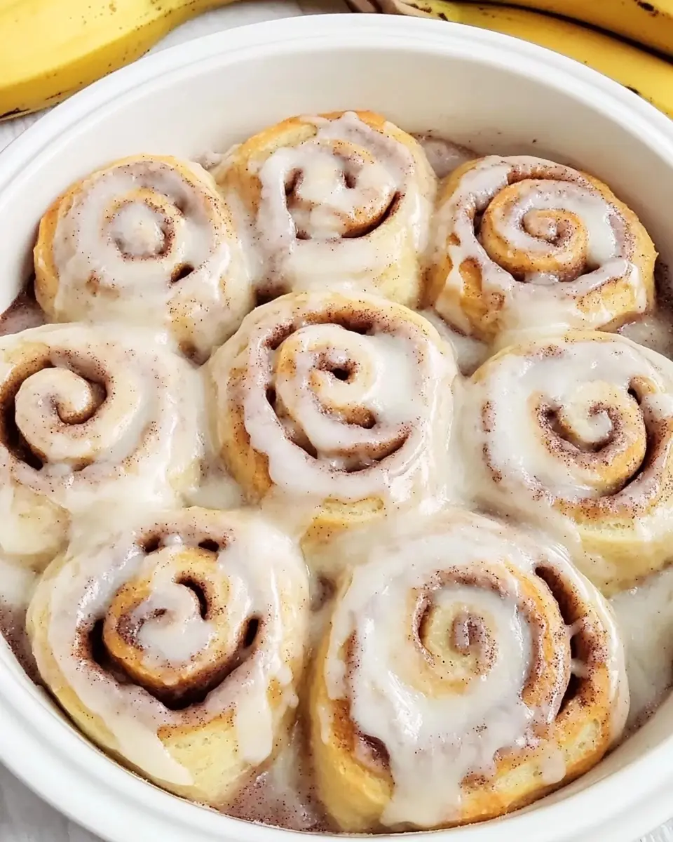 Banana Bread Cinnamon Rolls