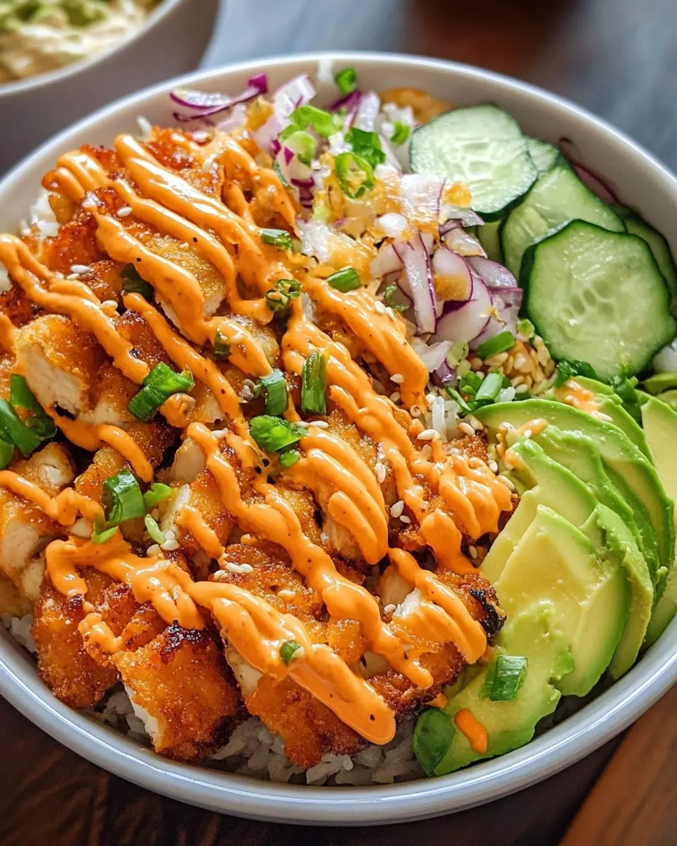 Bang Bang Chicken Bowls
