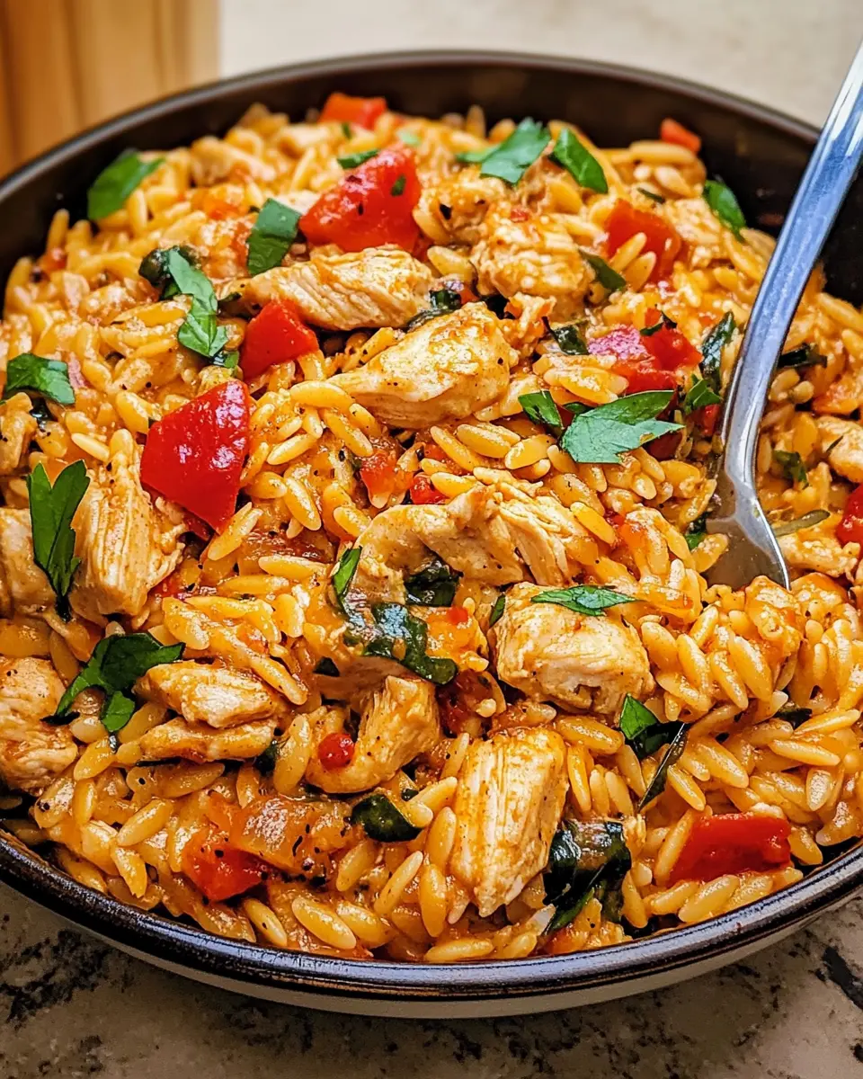 Cajun Chicken Orzo
