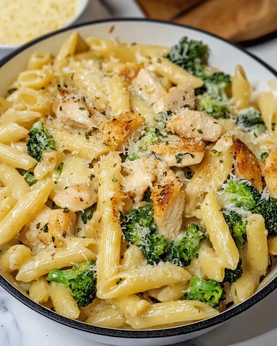 Chicken Broccoli Alfredo Pasta