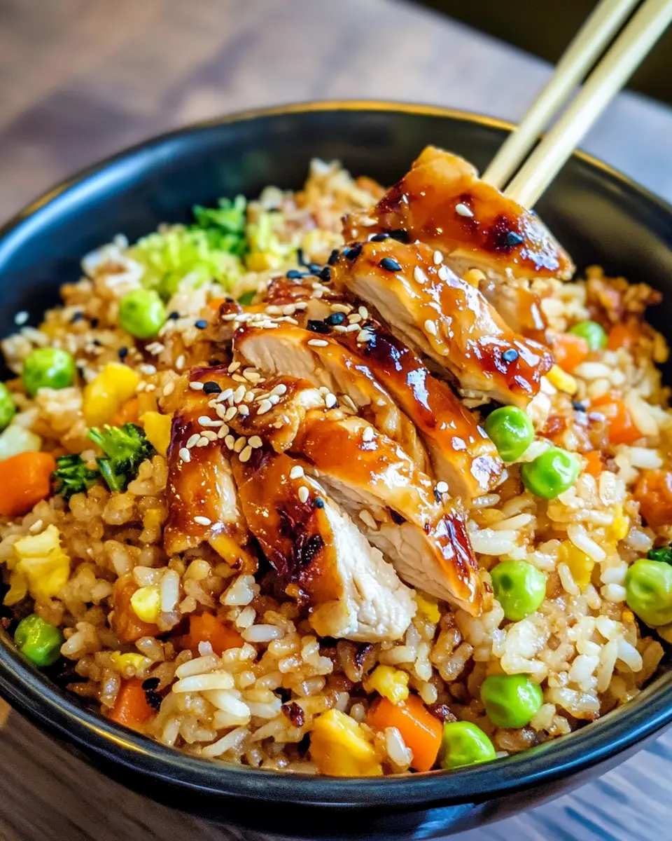 Chicken Teriyaki Fried Rice