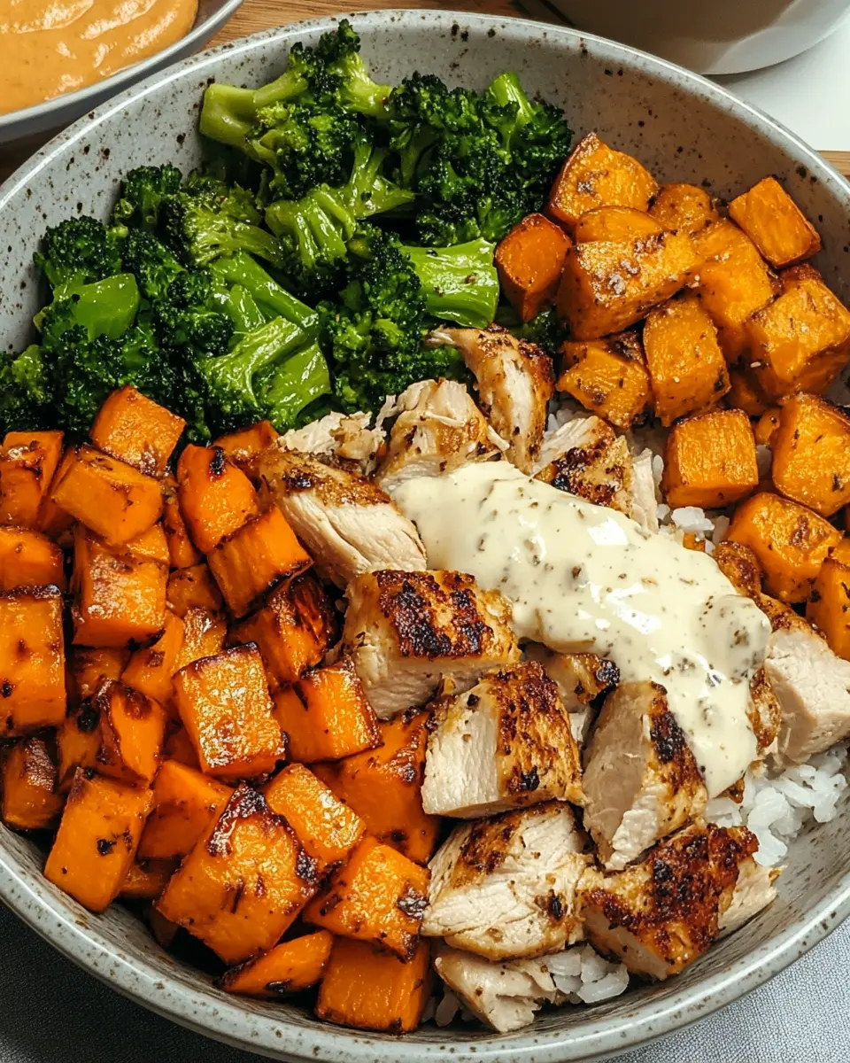 Chicken and Sweet Potato Bowls for Two