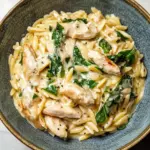 Creamy Boursin Orzo with Chicken