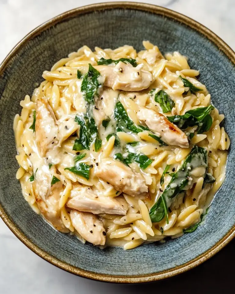 Creamy Boursin Orzo with Chicken