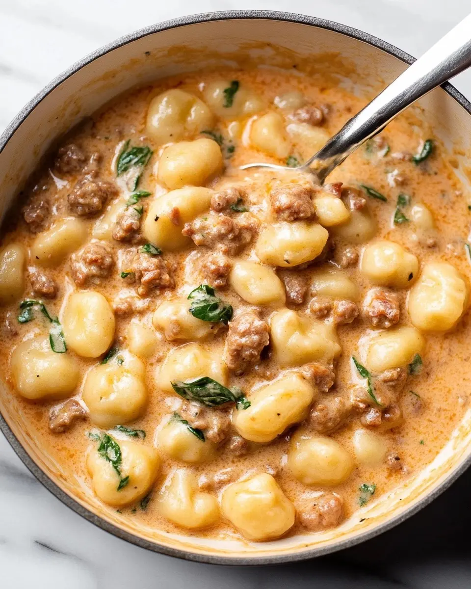 Creamy Sausage Gnocchi