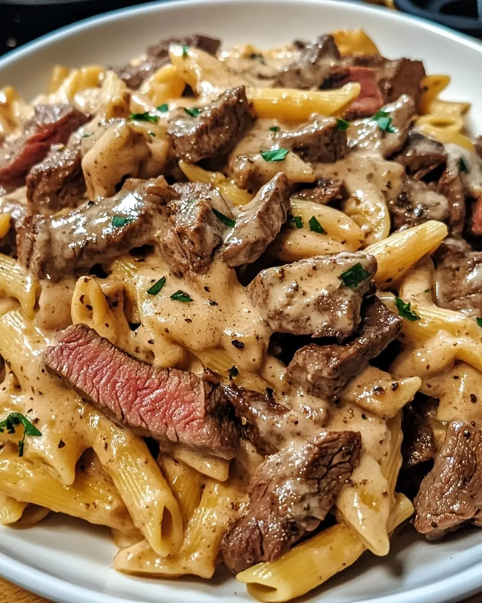 Creamy Steak Pasta
