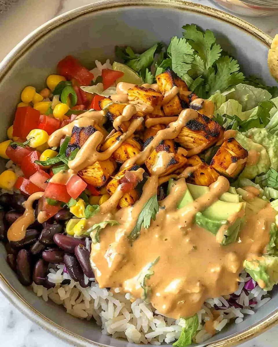 Southwest Chicken Burrito Bowls