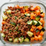 Ground Beef Zucchini Sweet Potato Skillet Recipe