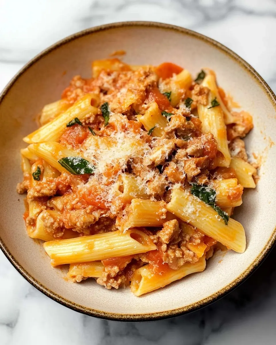Ground Turkey Pasta
