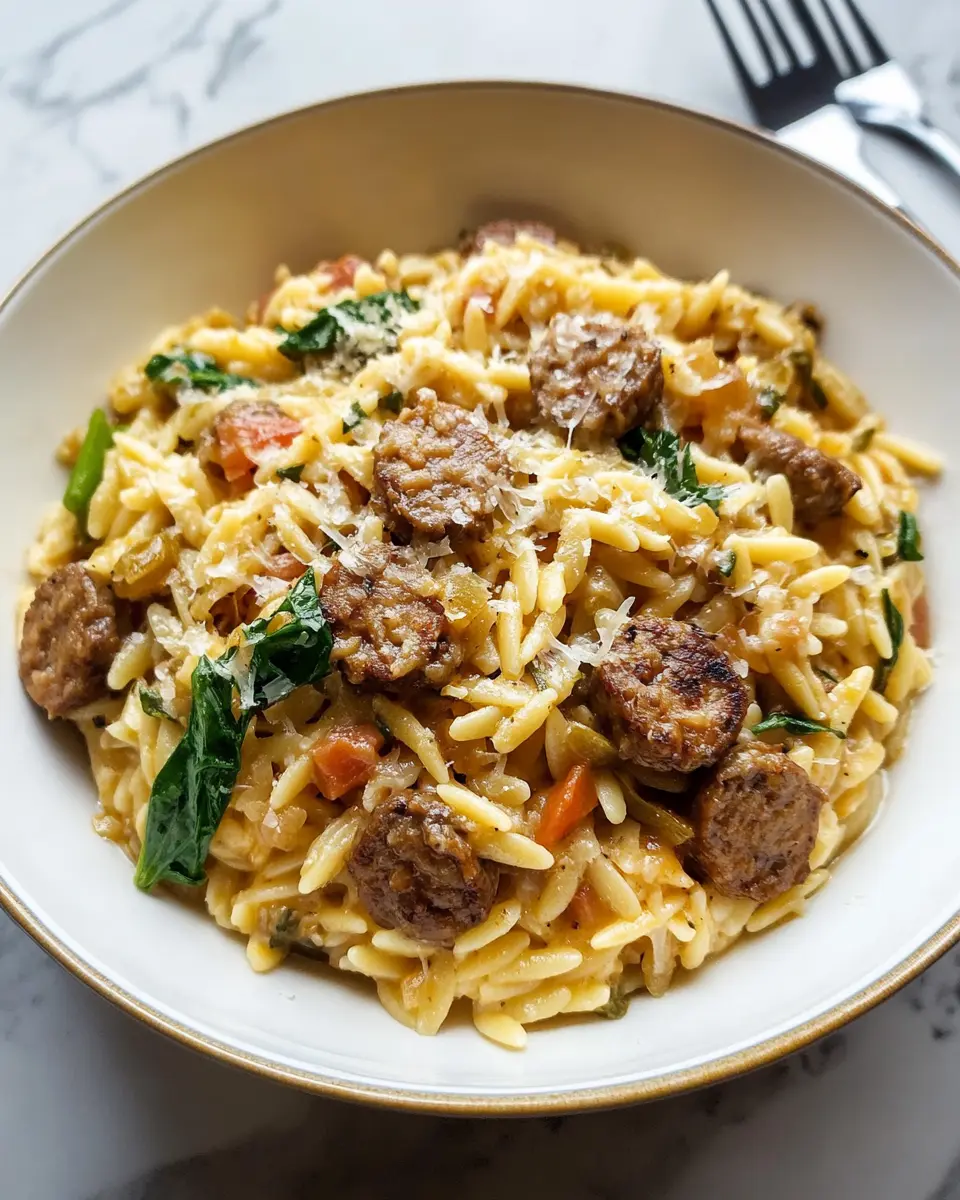 Italian Sausage Orzo