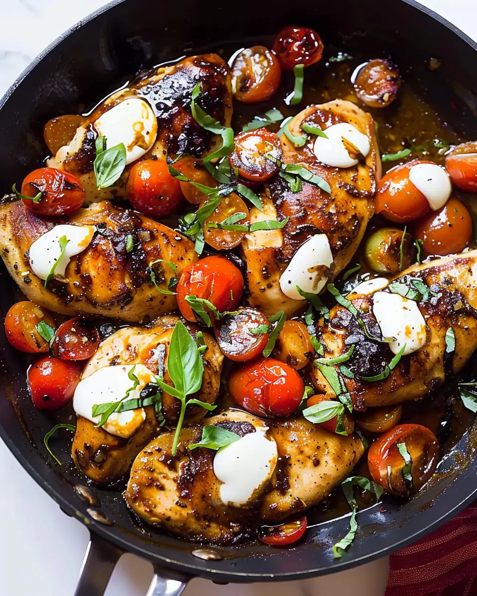 One Pan Balsamic Chicken