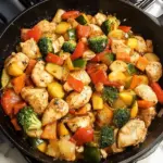 One-Pot Chicken and Vegetables Skillet