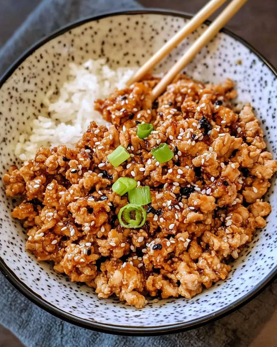 Sesame Ground Chicken