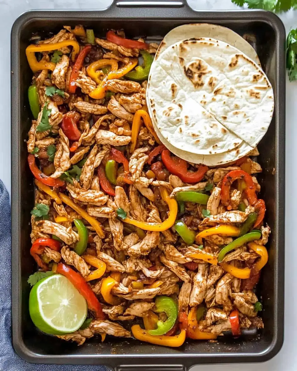 Sheet Pan Chicken Fajitas