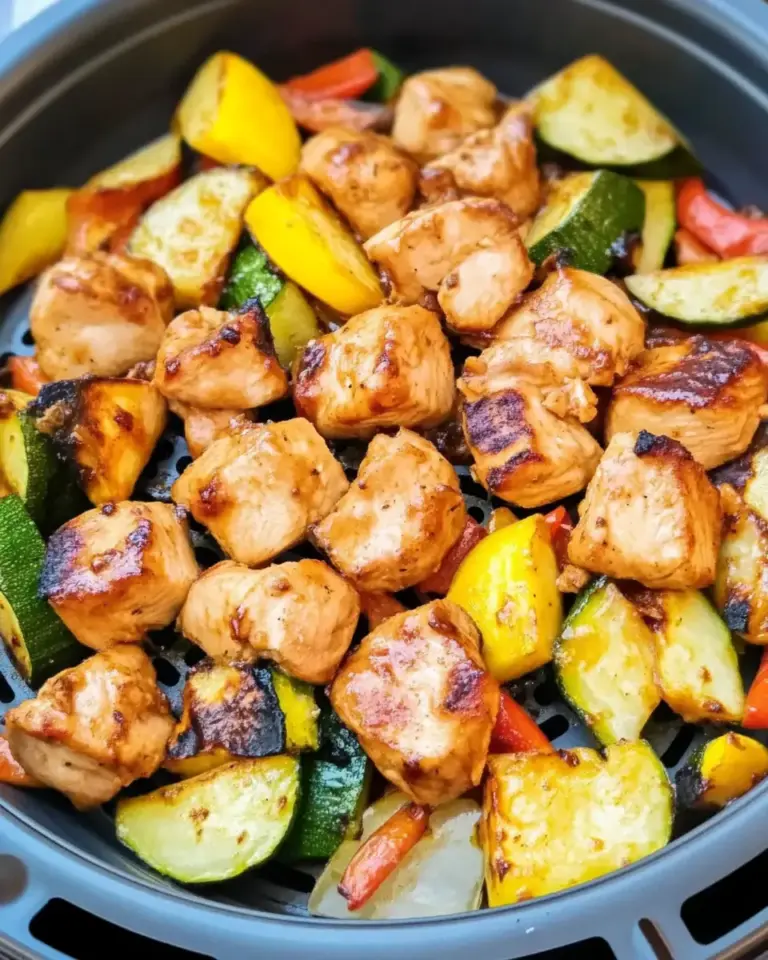 Air Fryer Hibachi Chicken & Vegetables